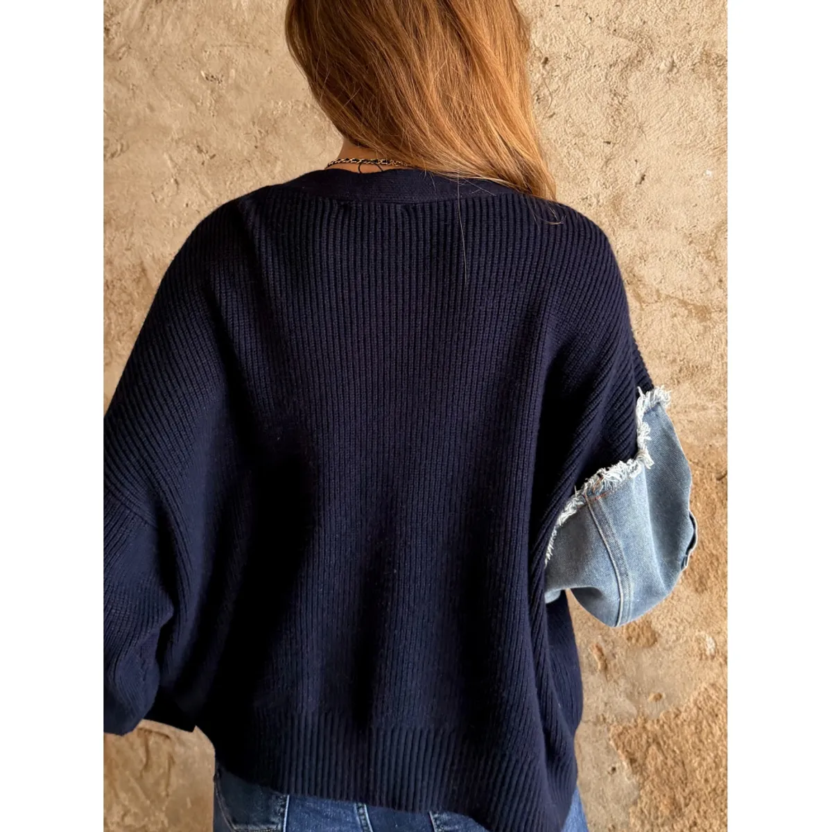 DENIM KNIT