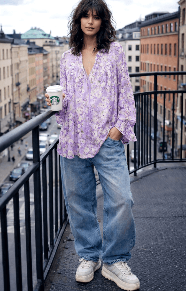 SUSANNE BLOUSE VIOLET